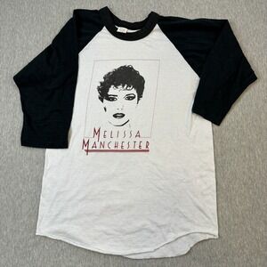 Vintage 70s Melissa Manchester 3/4 Sleeve Shirt - Tag Sz Large - See Pics